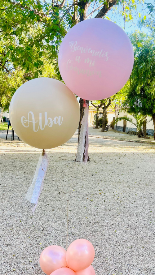 Globos bienvenida