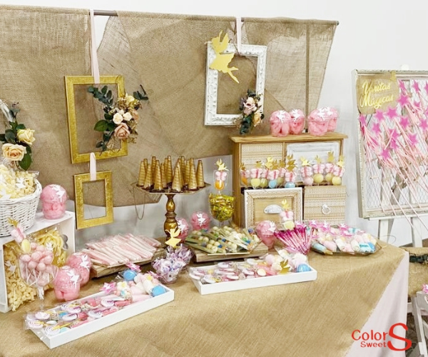Mesa dulce llena magia y hadas Mesas comunión Sevilla