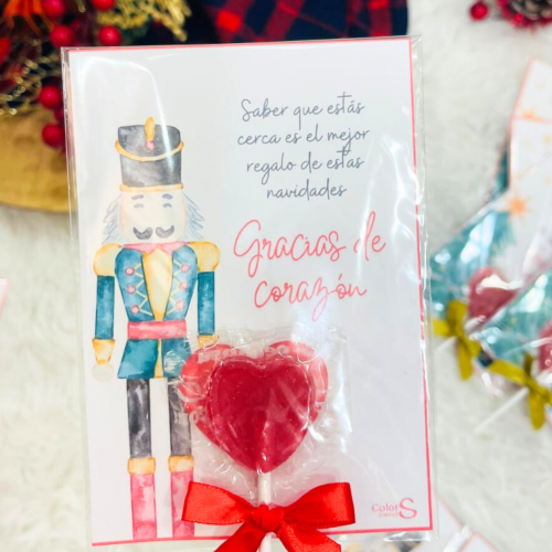 Tarjeta de agradecimiento Cascanueces