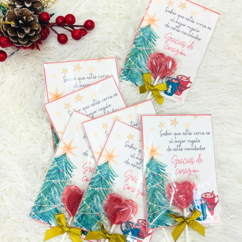 Tarjetas de agradecimiento Navidad