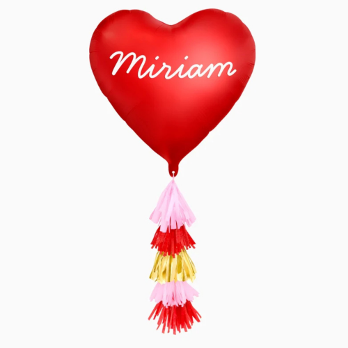 Globo corazón helio