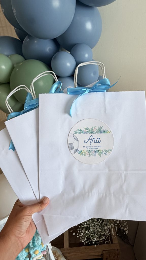 Bolsas personalizadas para entregar detalles