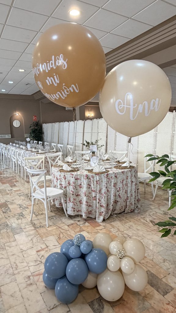 Globos XL de bienvenida