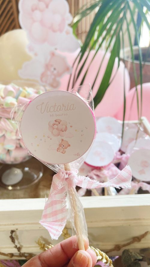 Piruletas personalizadas Bautizo