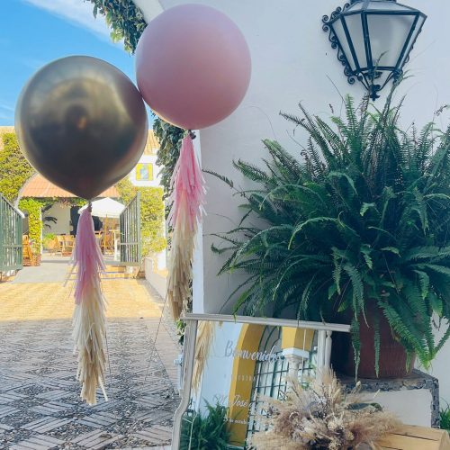 Globos XL con flecos